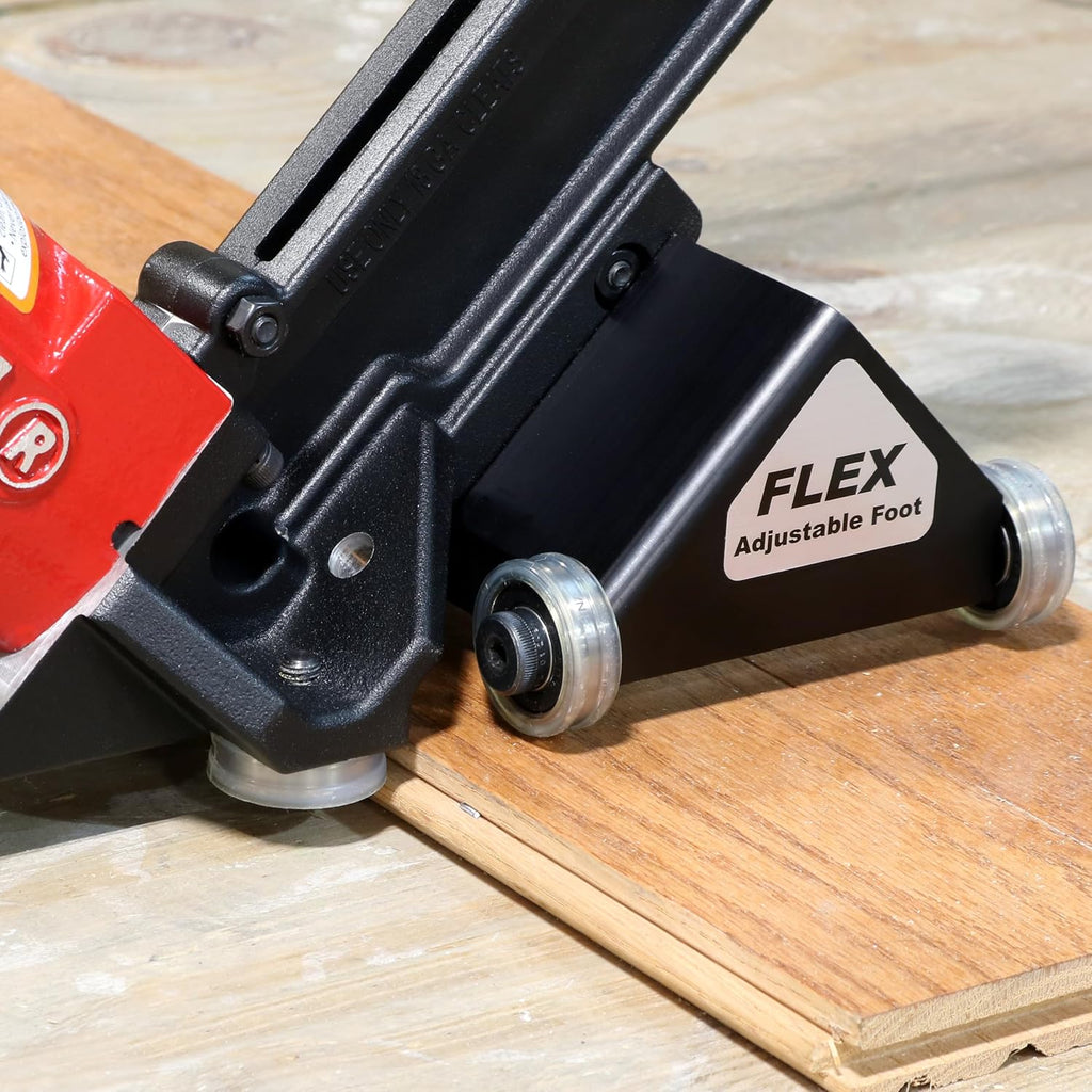 Powernail 50P2FLEXPRXLW Pneumatic 18 Gauge L-Cleat Flooring Nailer with Flex Power Roller Adjustable Base