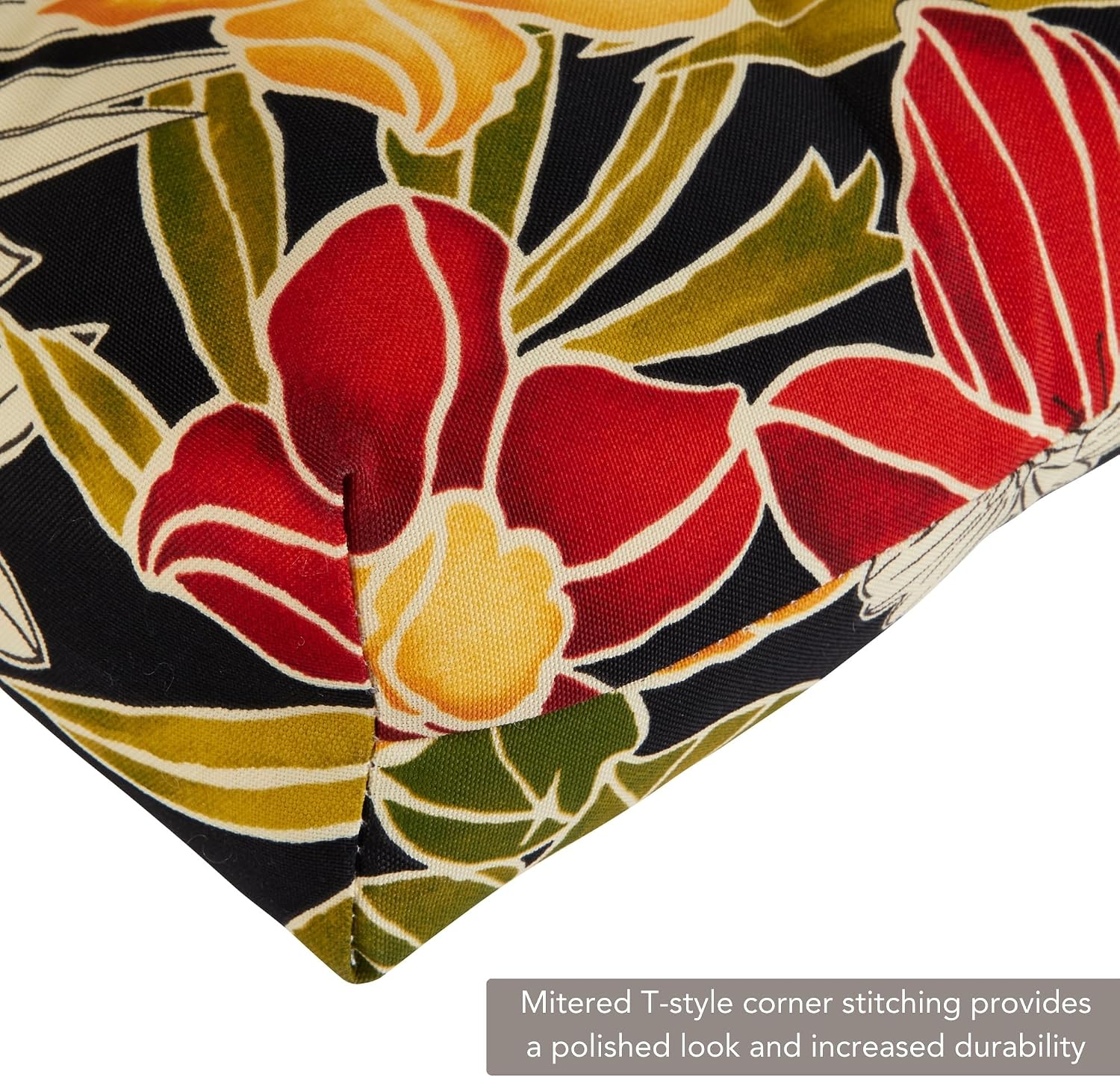 Greendale Home Fashions Outdoor 44x22-inch High Back Chair Cushions (Set of 2), Aloha
