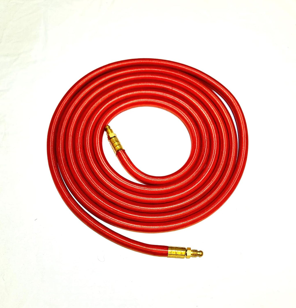 Generic TIG Welding Torch Air Cooled WP-17FV Kit, Flex Valve,150A, 12.5' Super-Flex Power Cable, Jumbo (3.2) ⅛ Gas Lens, Ceramic Cups (3.2) ⅛ Collet, Insulator, Back Caps, 1/8 Tungsten