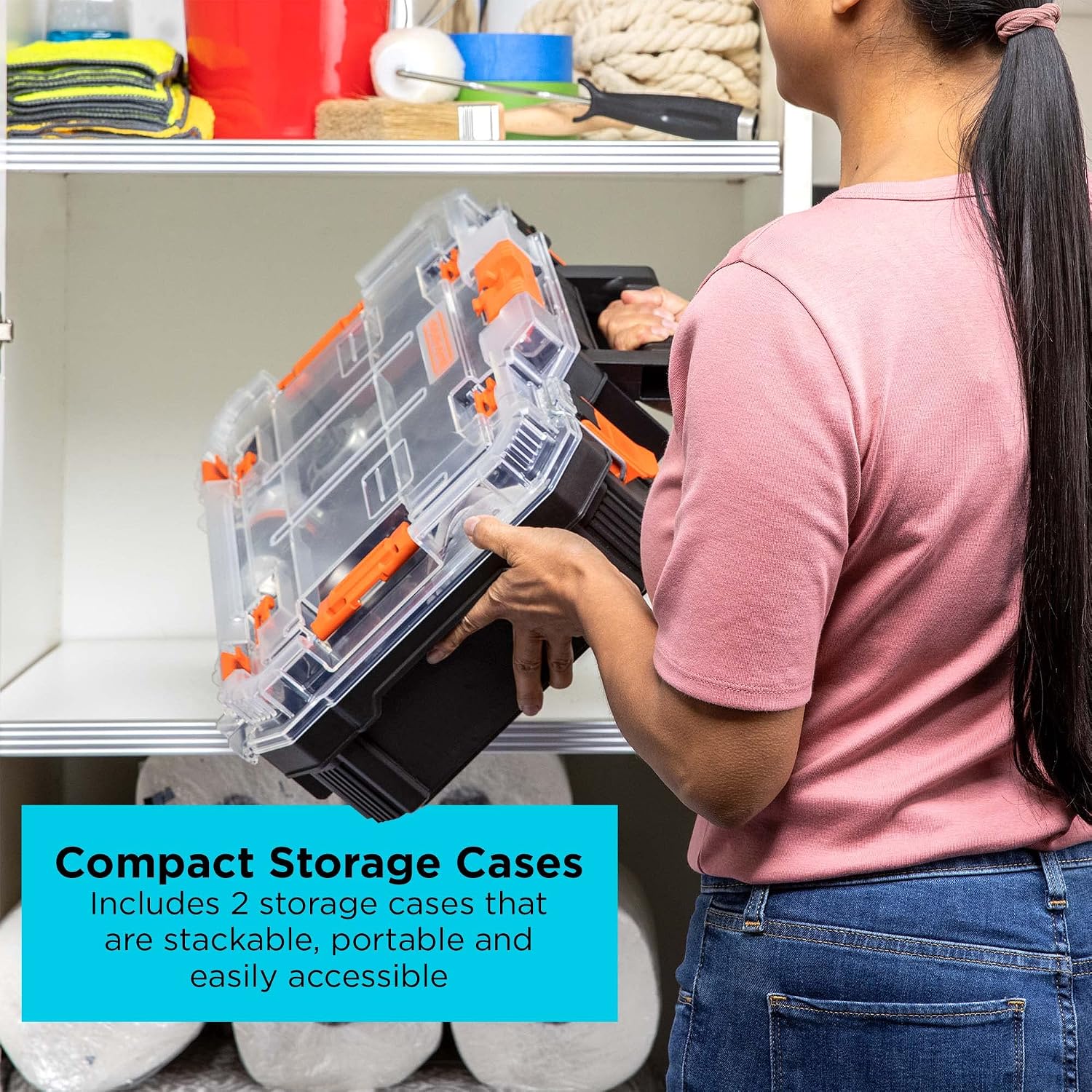 BLACK+DECKER MATRIX 20V MAX Power Tool Kit, Includes Cordless Drill, 12 Attachments and Storage Case (BDCDMT1212KITC1)