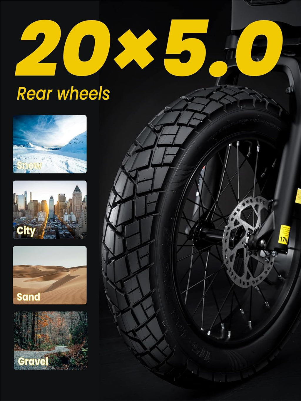MACFOX X7&X7L Electric Bike for Youth, 750W EBike with Hydraulic Brakes, 48V 13Ah Removable Battery 30 Mile Range, Upgraded 20x5.0 Rear Fat Tire Designed for School/City Commuting (UL2849 & Class-2)