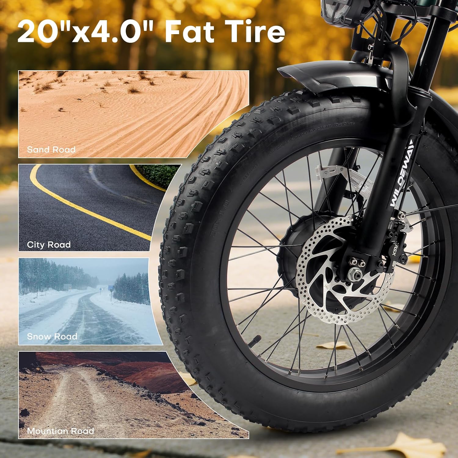 2300W Dual Motor Electric Bike for Adults 48V 20Ah Battery E-Bike 55Miles Long Range 20x4.0 Fat Tire All Terrain Full Suspension Ebike Hydraulic Brake Commuter Mountain Delivery Bicycle 2 Seat