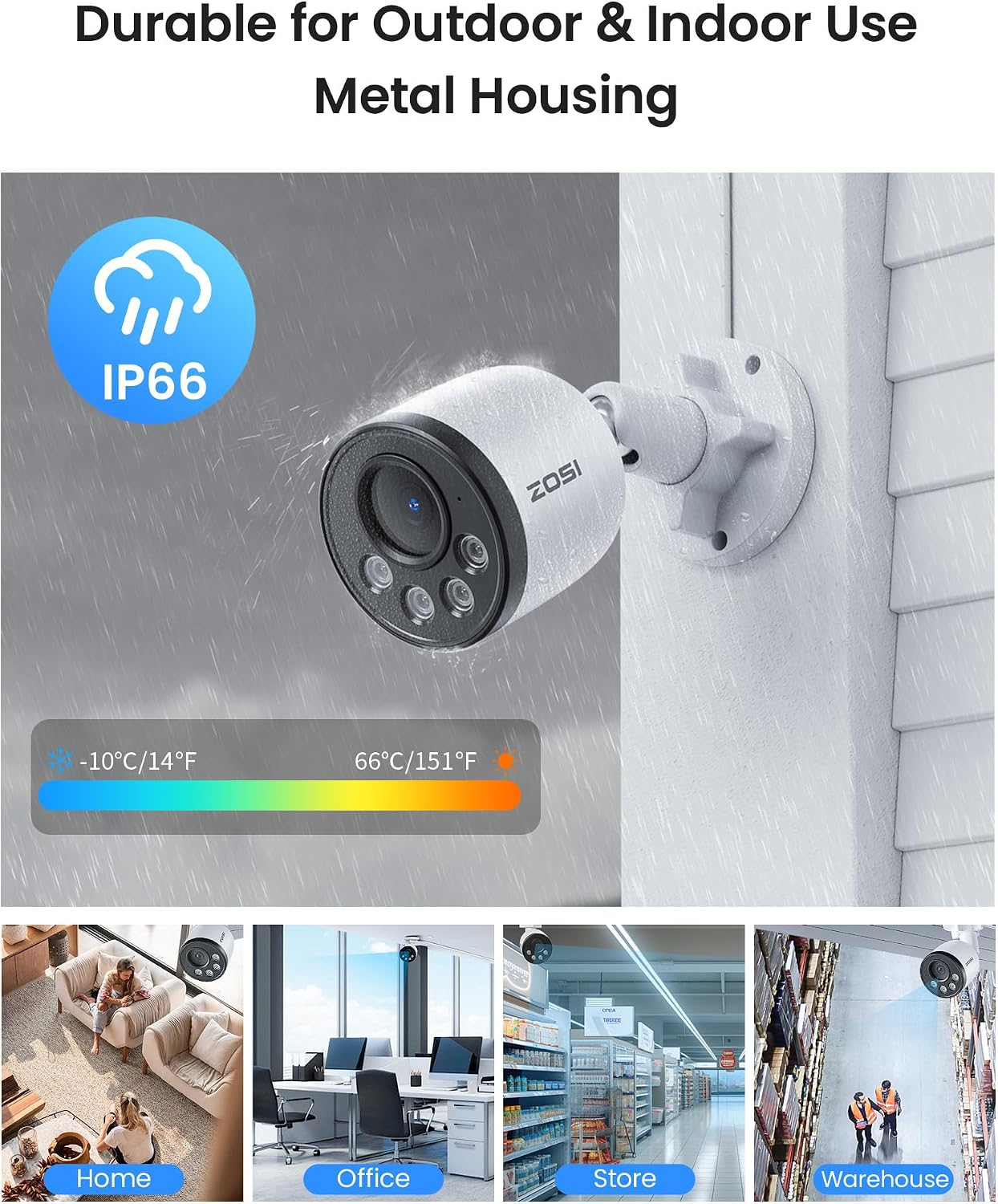 ZOSI 16CH 4K PoE Security Camera System,Person Vehicle Detection,People Counting,One-Way Audio,100ft Night Vision,12pcs 8MP Outdoor Indoor Cameras,16Port 32-Channel NVR with 4TB HDD for 24/7 Recording