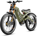 eAhora Romeo Pro 3 Electric Bike for Adults, 5600W 50MPH Dual Motor Ebike, 60V 80AH 250Miles Long Range Electric Bike, 26' *4.0 Fat Tire Electric Mountain Bike Full Suspension Off-Road E-Bike