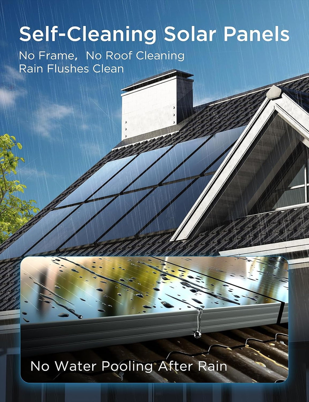 STAR 200 Watt Solar Panel, 2PCS 100W 12/24V Solar Panels with Frame-Less Design & Maintenance-Free, 25% High-Efficiency Monocrystalline, Reliable Power for RV, Marine, Roof, Home, and Off-Grid