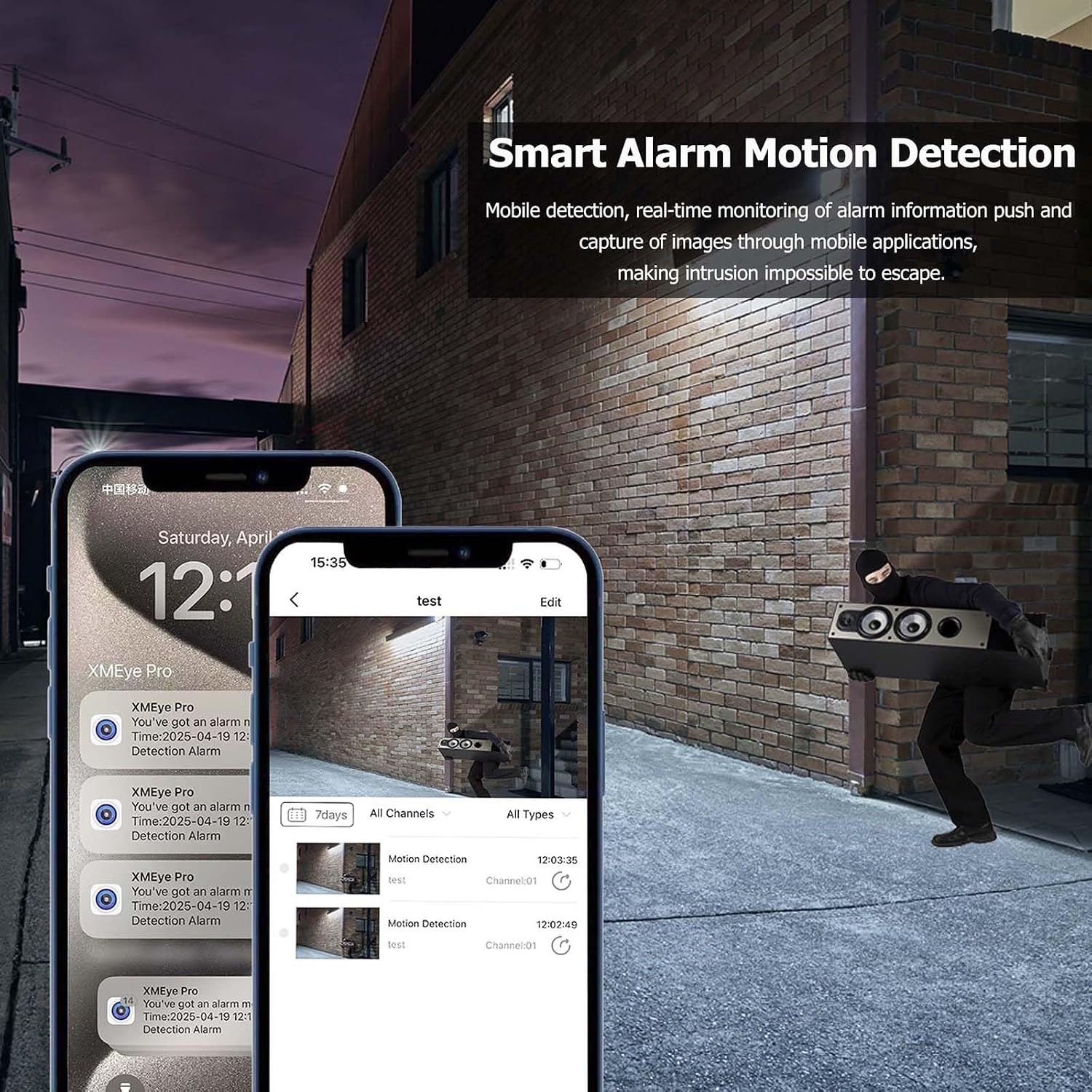 Home Security Camera System Indoor Outdoor, AI Human/Vehicle Detection,Night Vision,Remote Access, 4pcs 1080P 1920TVL Weatherproof CCTV Surveillance Cameras,H.265+ 4CH DVR 1TB HDD