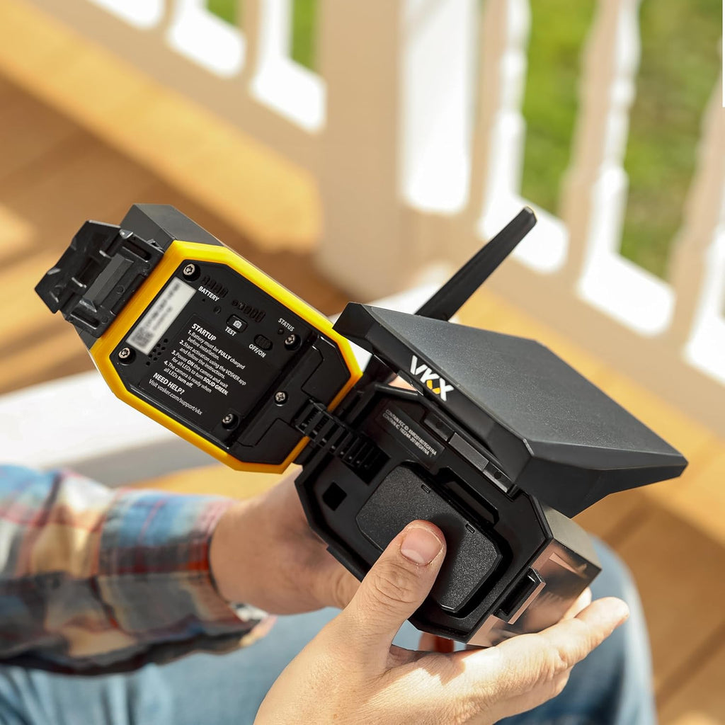 Vosker VKX Farmers Pack Solar 4G LTE Security Camera, Wireless Outdoor Surveillance for Farms, Sheds and Rural Properties, No Wi-Fi Needed, SIM Card Included Night Vision, IP65 Weather-Resistant