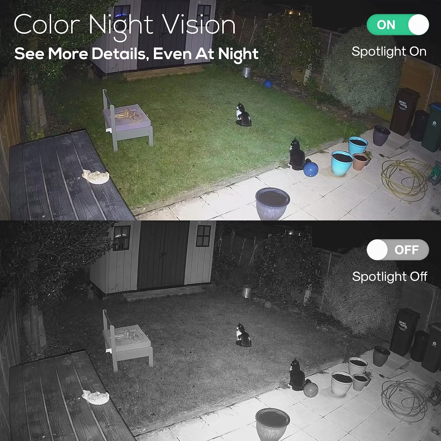 Kittyhok Solar Home Security Camera System, 4pcs 2k Ultra Solar Security Cameras Wireless Outdoor, Smart Human Detection, Spotlight, Forever Power, 10CH NVR, 60 Days Local Storage, 0 Monthly Fee
