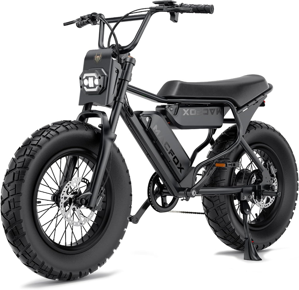 MACFOX X7 Electric Bike for Adults, 750W EBike with Hydraulic Brakes, 48V 13Ah Removable Battery 30 Mile Range, Upgraded 20x5.0 Rear Fat Tire for School/City/Town Commuting (UL2849 & Class-2)