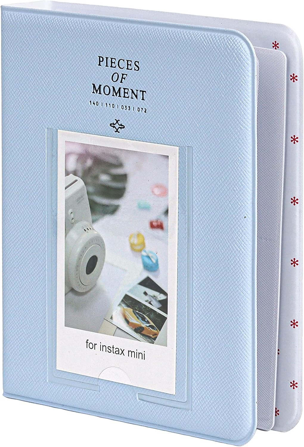Fujifilm INSTAX Mini 12 Instant Film Camera (Pastel Blue) + Fuji Single Pack - 10 Prints Protective Case Blue Photo Album Travel Stickers Bundle!