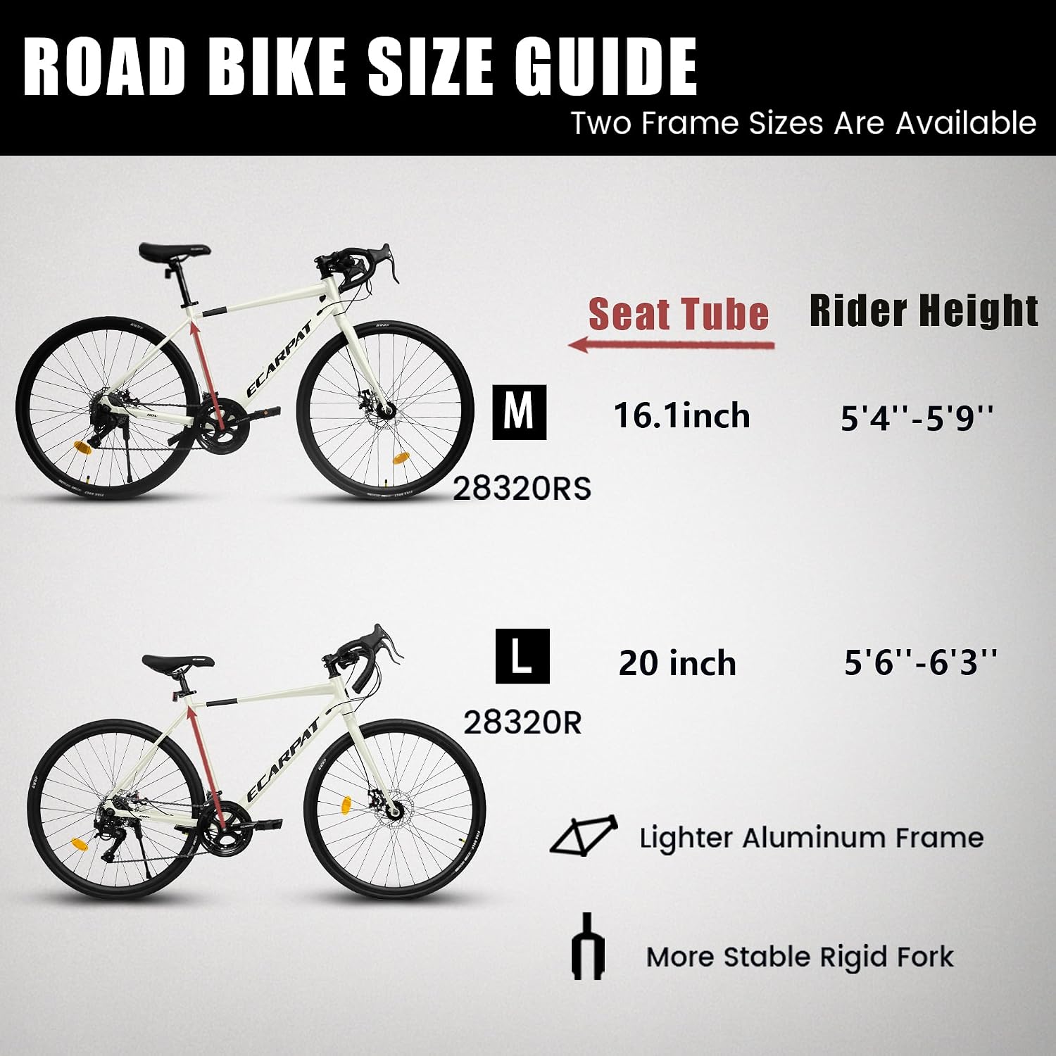 Road Bike, 700C Wheel City Commuter Bicycle, 16 Speed Drop Bar, Fast Acceleration, Racing Bike with Disc Brakes, with Light Weight Aluminum Alloy Frame, Sport Bike, Urban Adult Bicycle