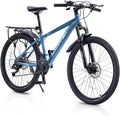 DEYGIA 24 26 inch Mountain Bike for Boys and Girls, 21-Speed Drivetrain, Kids Mountain Bike with Rear Rack, Suspension Fork, Dual Disc Brakes, Internal Cable, Kids' Bicycles with Multiple Colors