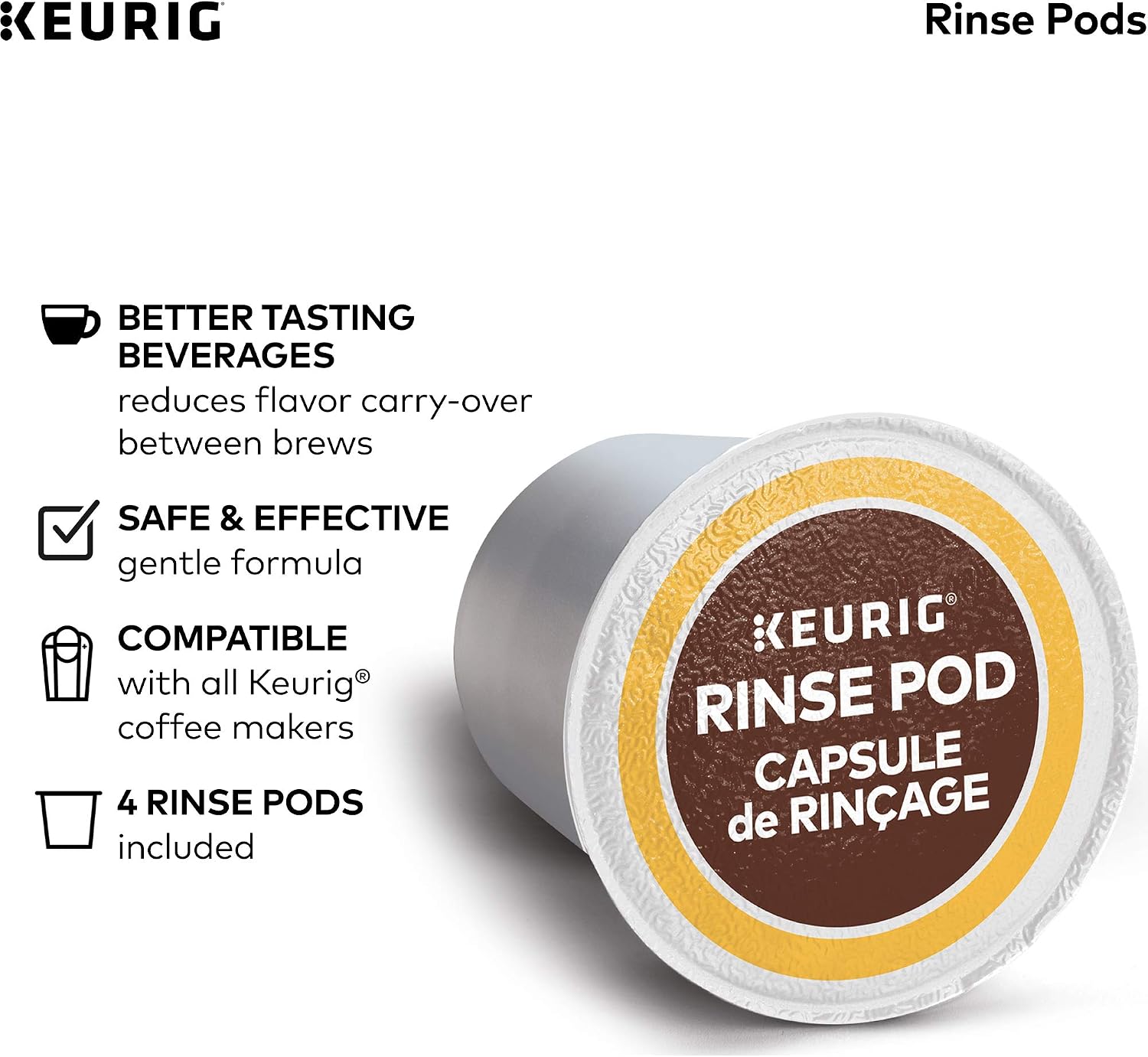Keurig K- Slim Single Serve K-Cup Pod Coffee Maker, Multistream Technology, Black & Brewer Cleanse Kit For Maintenance Includes Descaling Solution & Rinse Pods
