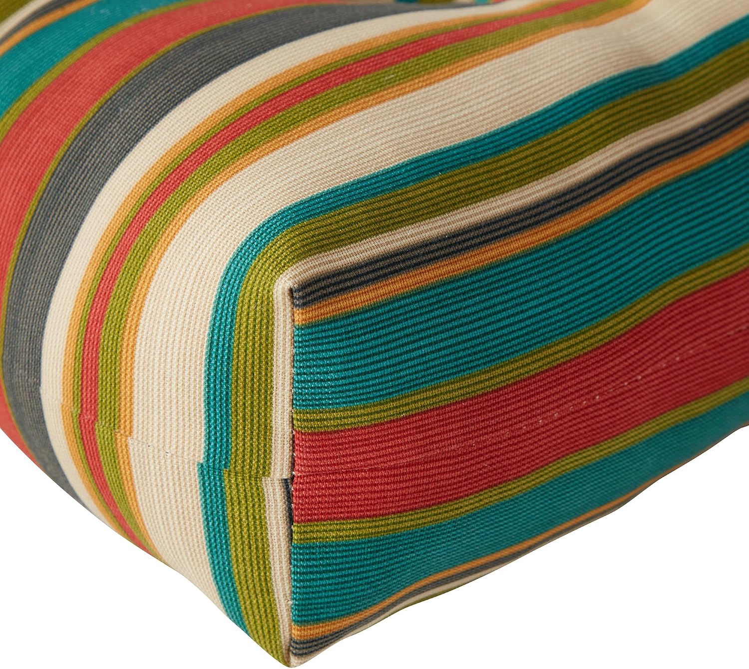 Greendale Home Fashions Outdoor 44x22-inch High Back Chair Cushions (Set of 2), Adobe Stripe