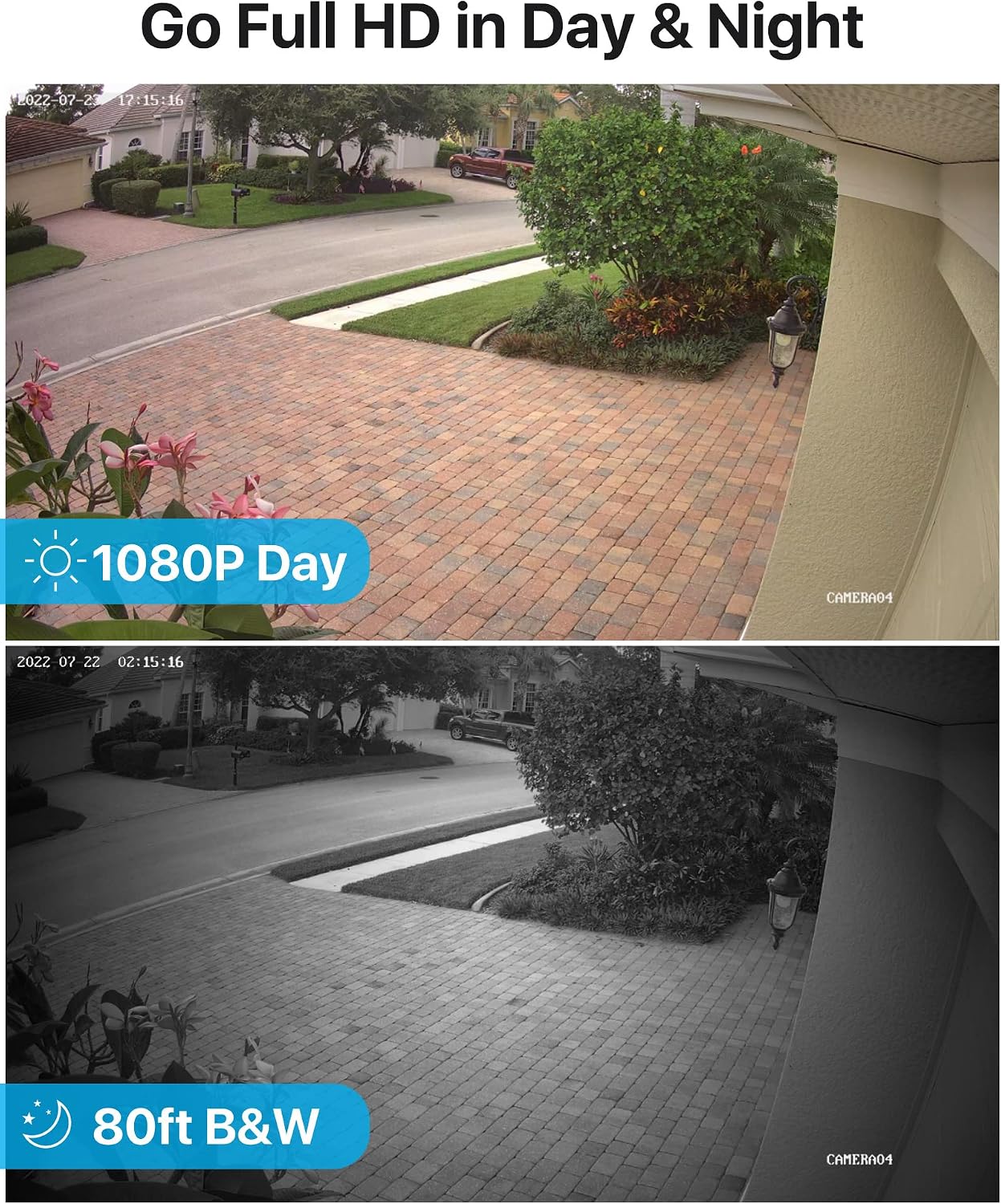 ZOSI H.265+ 1080p 16 Channel Security Camera System with AI Human Vehicle Detect, 16CH DVR with 2TB HDD and 8 x 2MP Weatherproof Surveillance CCTV Bullet Camera Outdoor, Night Vision, Remote Access