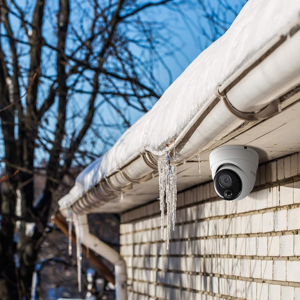 Swann 5MP Dome NVR Security Camera with Heat & Motion Sensing + Night Vision, 5MP Super HD Dome Camera | SWNHD-866MSD (SWNHD-866MSD-US)