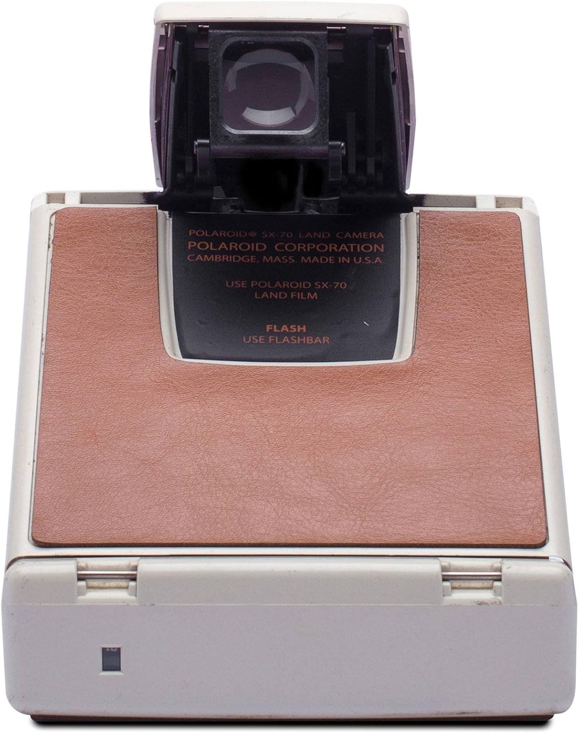 Polaroid SX-70 Land Camera Model 2 – White & Brown | Refurbished Vintage Folding SLR | Manual Focus Instant Camera | Uses SX-70 Film (Renewed)