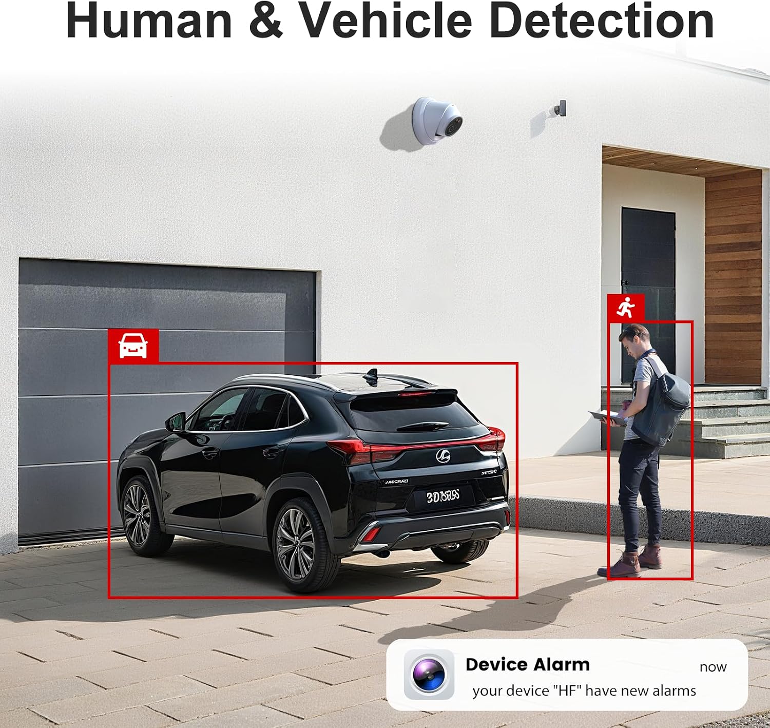 Anpviz 4K 8CH PoE Security Camera System, 6X 8MP Wired PoE IP Cameras with Human Vehicle Detection, Smart Dual Light Color Night Vision, 4K/8MP 8CH NVR with 2TB HDD for Business Home, NDAA (U Series)