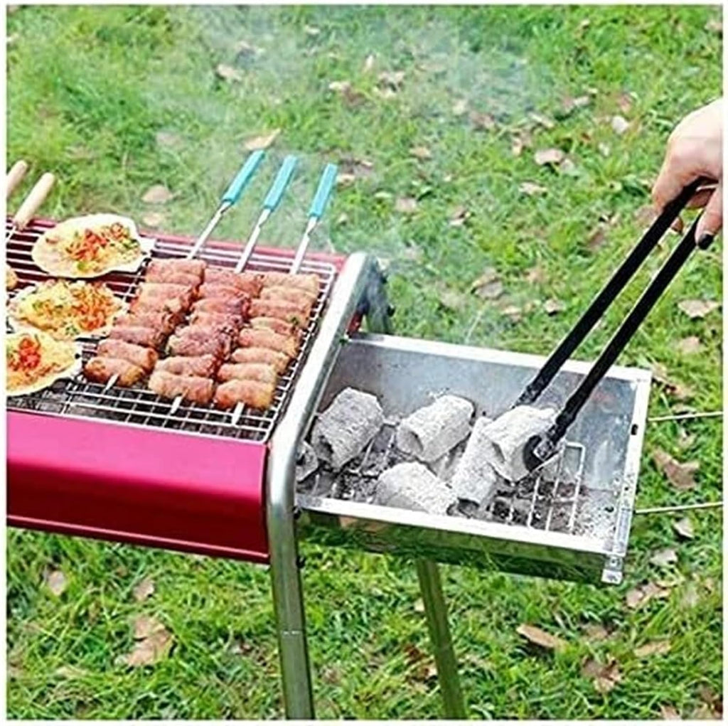 Portable Charcoal Grill Grill Outdoor Barbecue Grill Stainless Steel Charcoal Picnic Barbecue Camping Backyard BBQ Grill for Outdoor