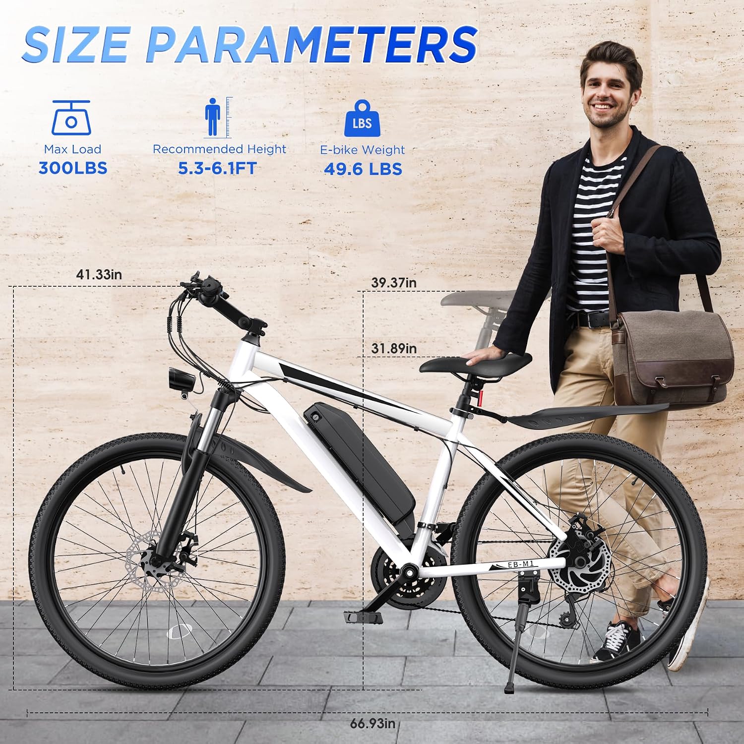 Electric Bike for Adults, 26' Ebike with 1000W Peak Motor, 20MPH 50Miles Electric Mountain Bike with 48V Removable Battery, 7-Speed, Front Suspension, LCD Display, UL 2849 Certified