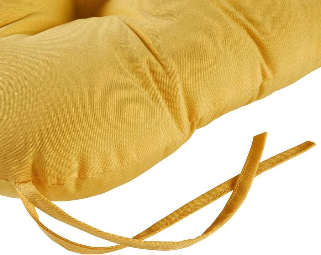 Greendale Home Fashions Outdoor 42x21-inch Seat/Back Chair Cushion (Set of 2), Sunburst