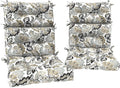 DYTXIII Outdoor High Back Chair Cushions Set of 2, Water Repellent Tufted Rocking Seat Cushions Replacement 44 x 22 Inch, Seat & Back Chair Pads for Patio, Balcony and Indoor Use -Dailey Tan