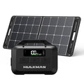 Hulkman Mega Solid Black,576Wh Power Station with 1XSolar Panel Solva 100W (ship separately), Performs at -4°F in the Wild, Ideal for Camping, Emergencies, Backup Power