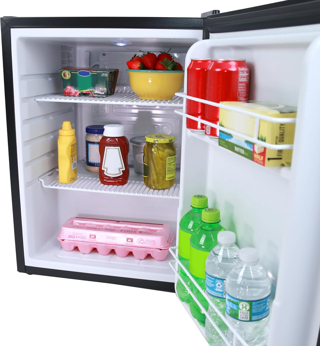 Avanti Mini Fridge for Home Office or Dorm, Auto Defrost with Reversible Door, Energy Star Rated, 2.2 Cu. Ft., Black