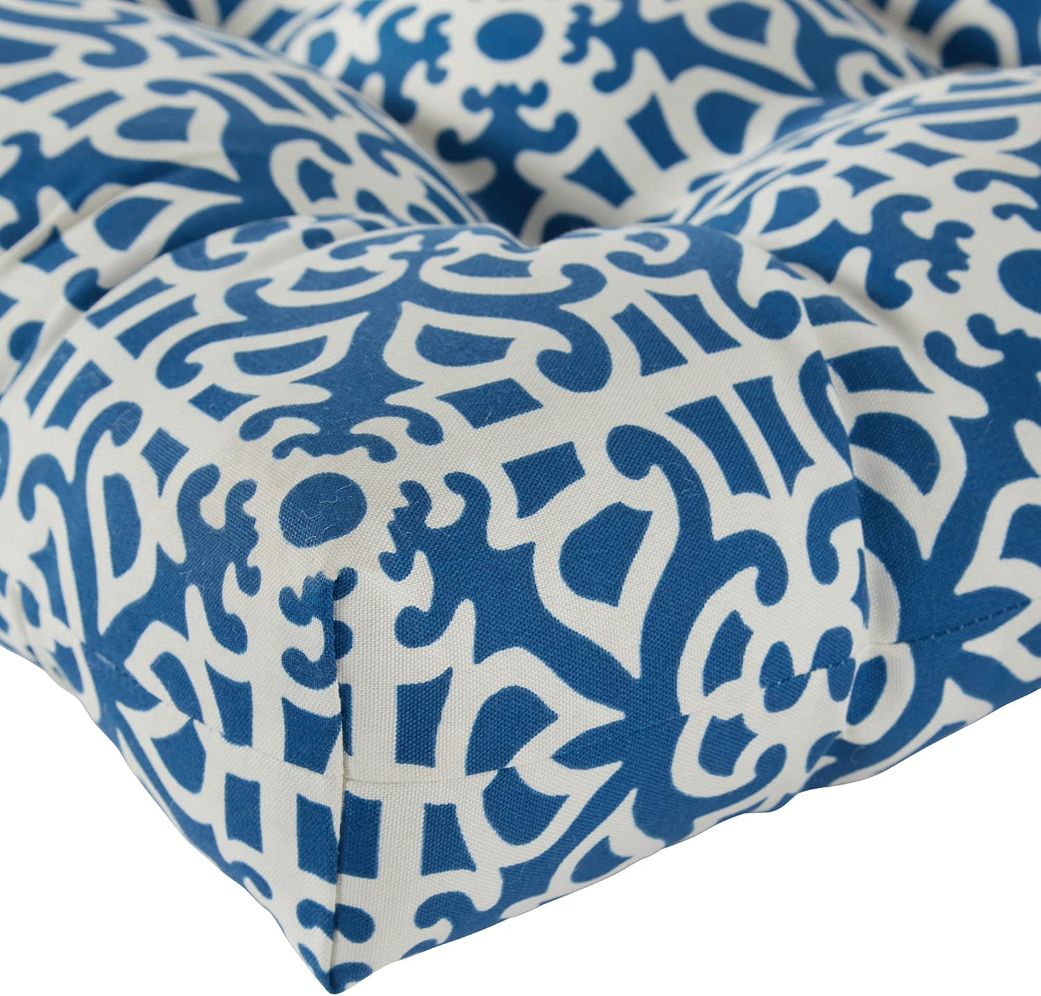 Greendale Home Fashions Outdoor 42x21-inch Seat/Back Chair Cushion (Set of 2), Azure