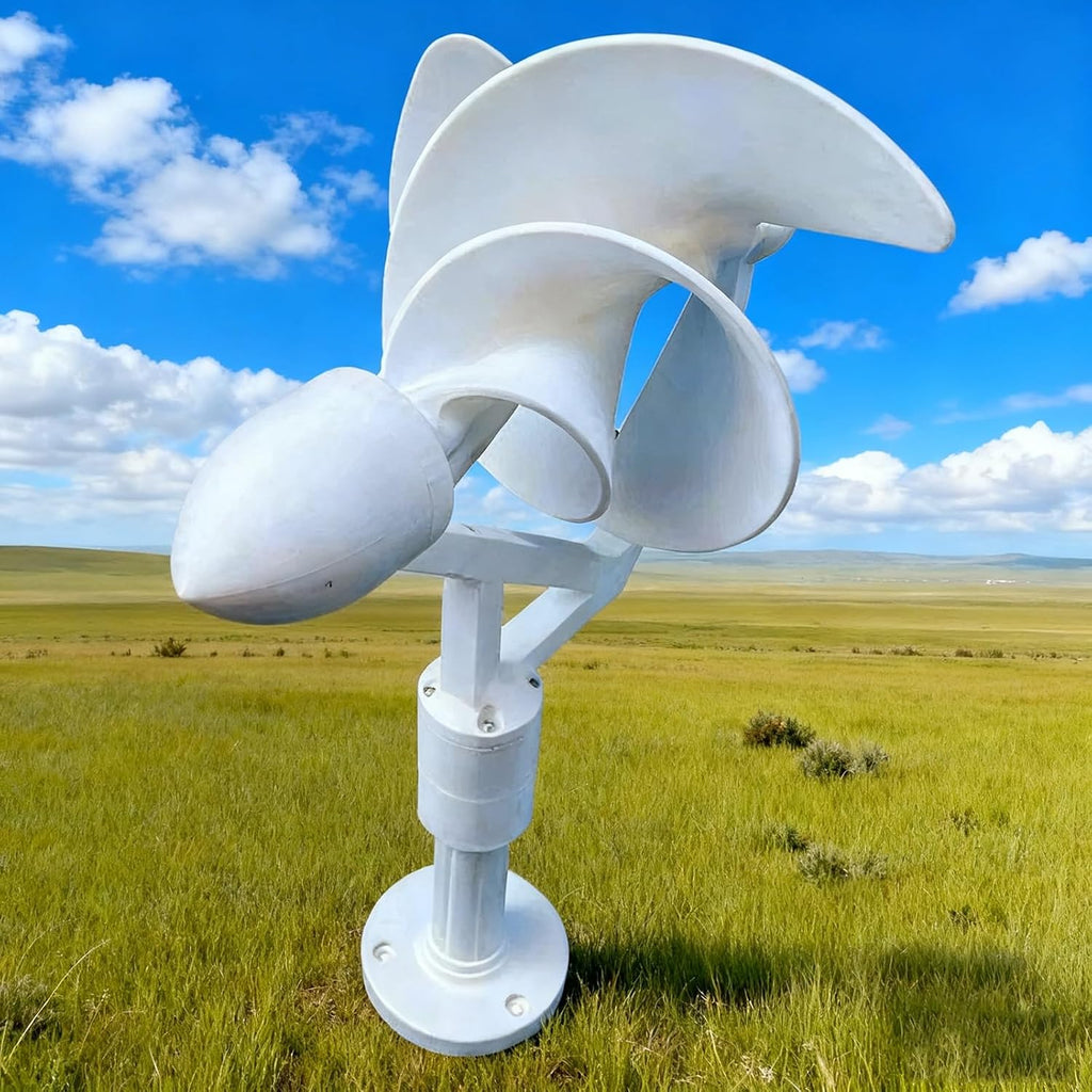 50W Micro Helical Generator Spiral Wind Turbine Generator Model For Science Experiment Generates Electric Light Spiral Generation(1PC)