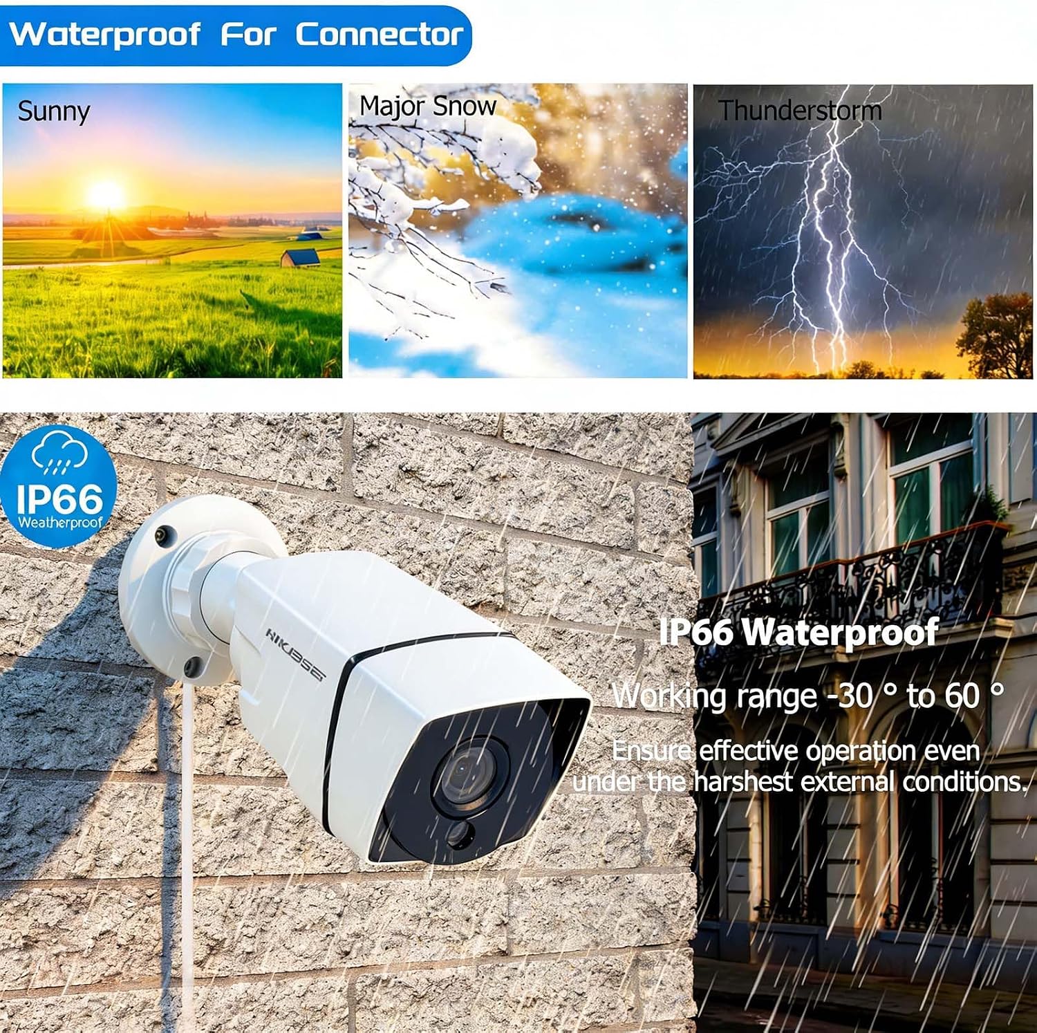 1080P H.265+ Home Security Camera System with 1TB Hard Drive，5MP 3K Lite 4 Channel CCTV DVR Recorder and 4 x 1080p Surveillance Bullet Camera Outdoor Indoor
