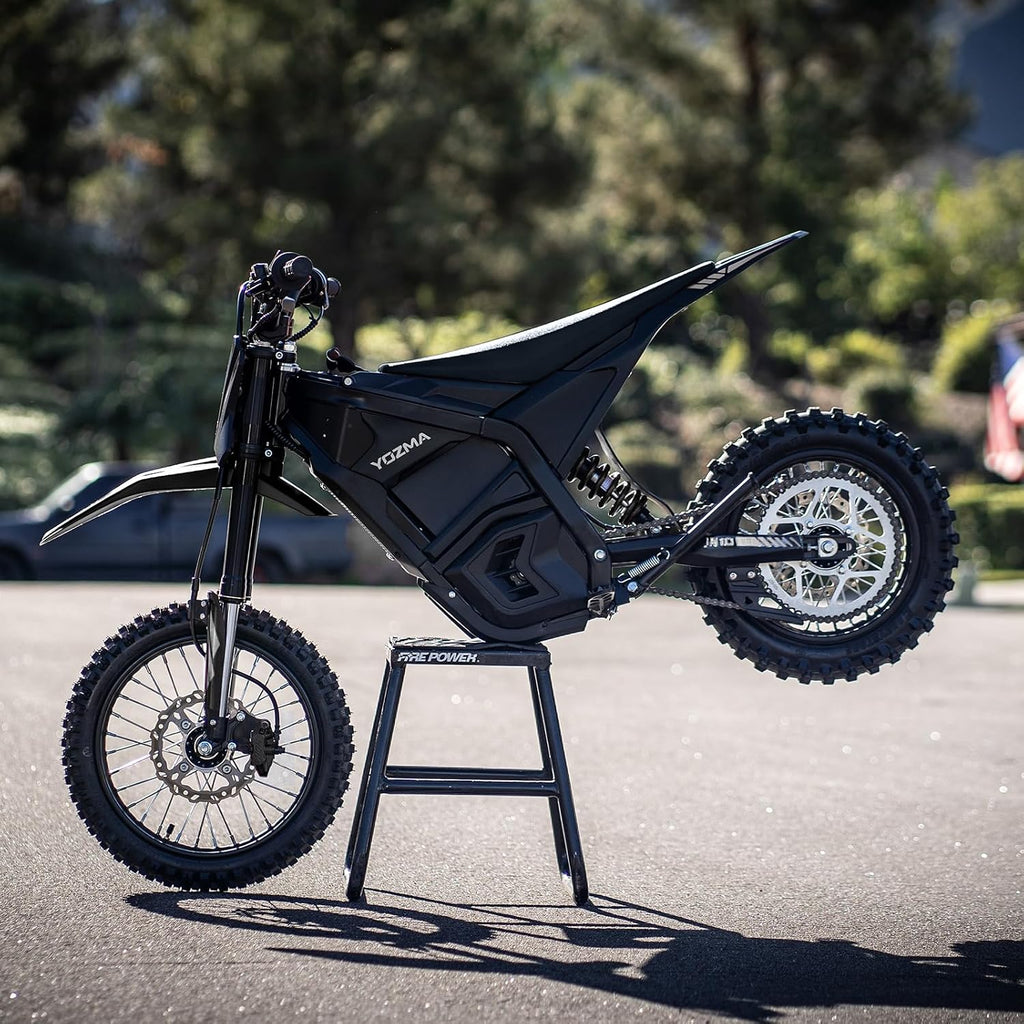 Yozma IN10 Electric Dirt Bike, 2600W 40MPH Electric-Motorcycle with 48V/23AH Battery Ebike, Full Hydraulic Brakes and Suspensions Mountain Off-Road E Dirt Bike, for Teens & Adults (Black)