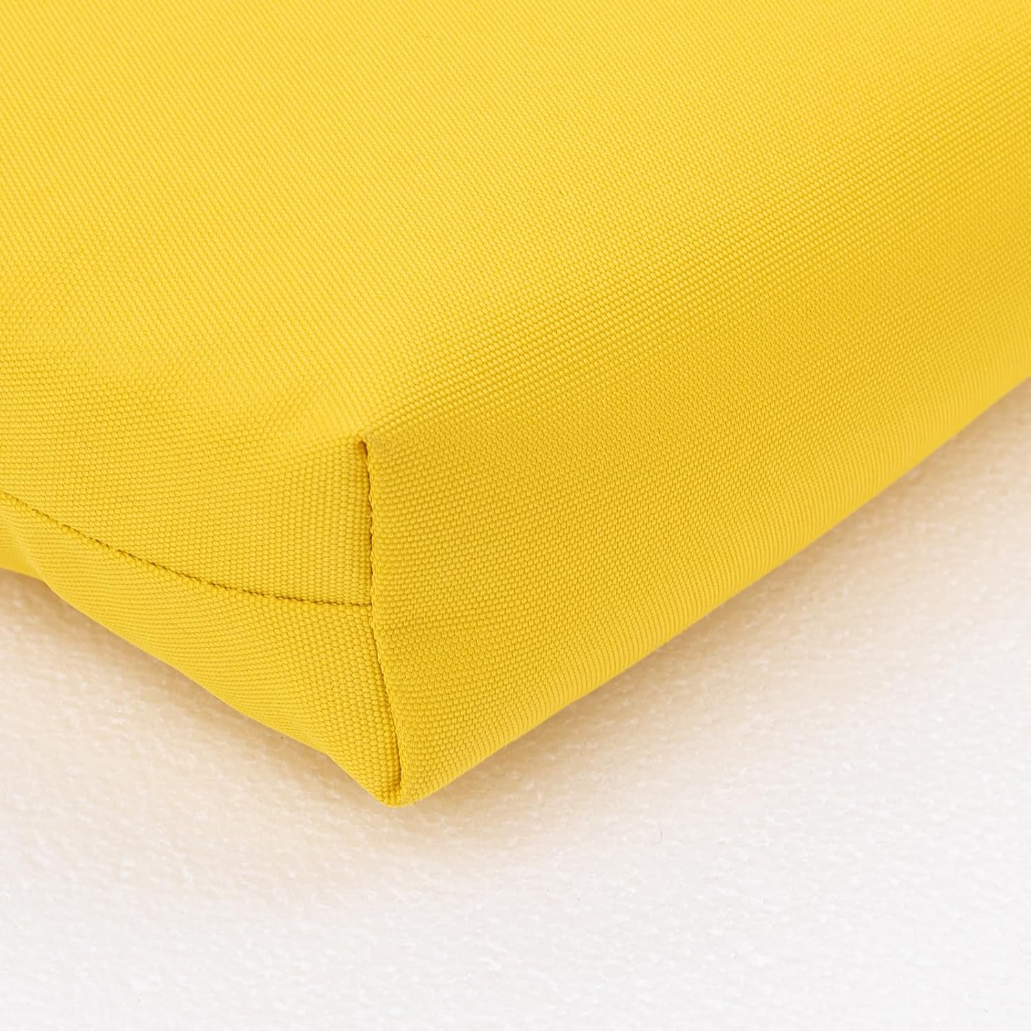 QILLOWAY High Back Outdoor Dining Chair Cushions Set of 4, Weather Resistant Foam Patio Chair Cushions,Yellow