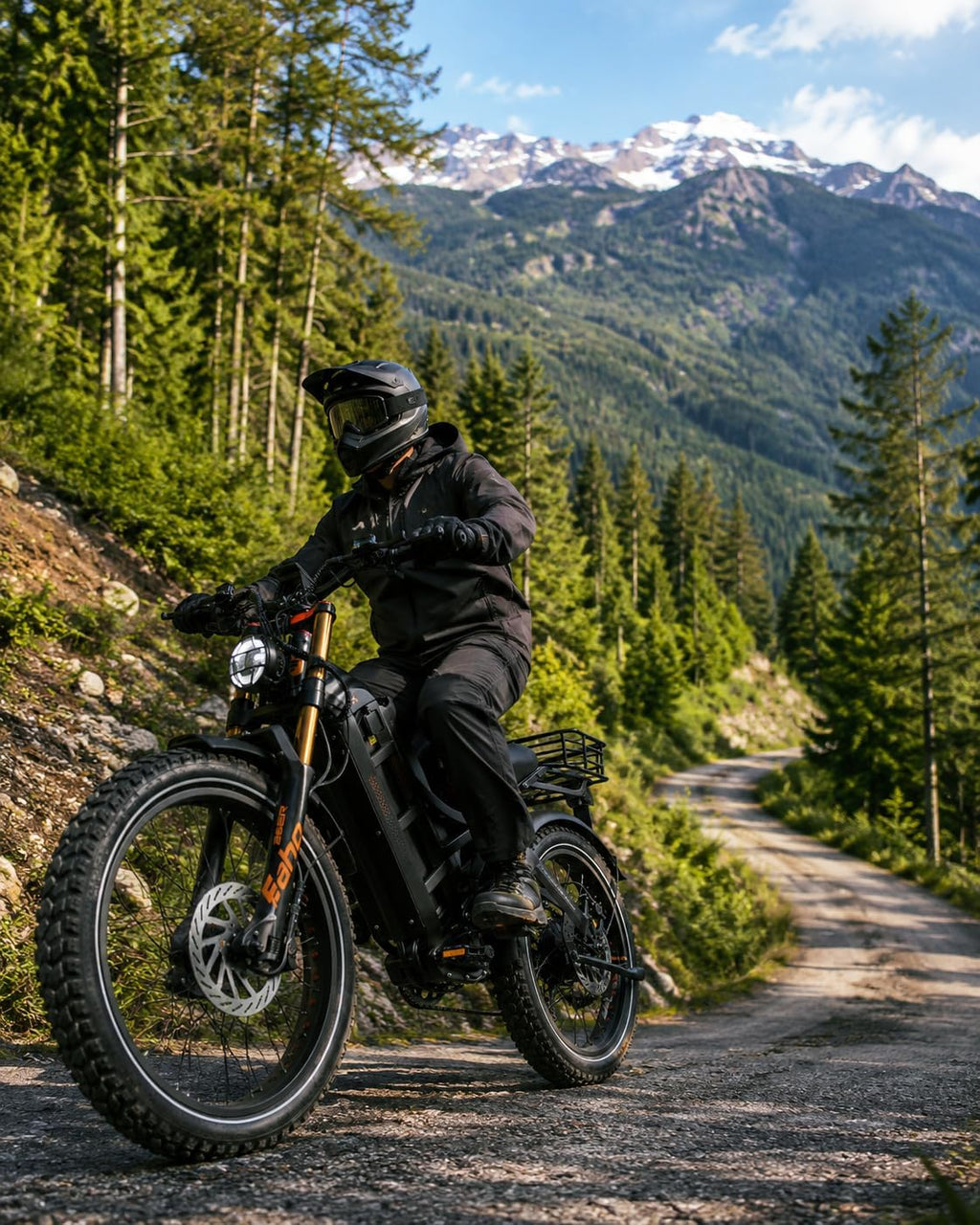 eAhora Romeo Pro 3 [2026] Peak 5600W Electric Bike for Adults 50Mph, 60V 80Ah Battery 250 Miles,Long Range Dual Motors Ebike,26'*4.0 Fat Tire Full Suspension