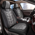 IKABEVEM Seat Covers Fit for Chevrolet Chevy Colorado 2015-2024 2025 2026 2PCS Front Car Seat Covers Faux Leather Seat Cushion Waterproof Auto Protectors(Black & Grey)-2 Front Seat Covers