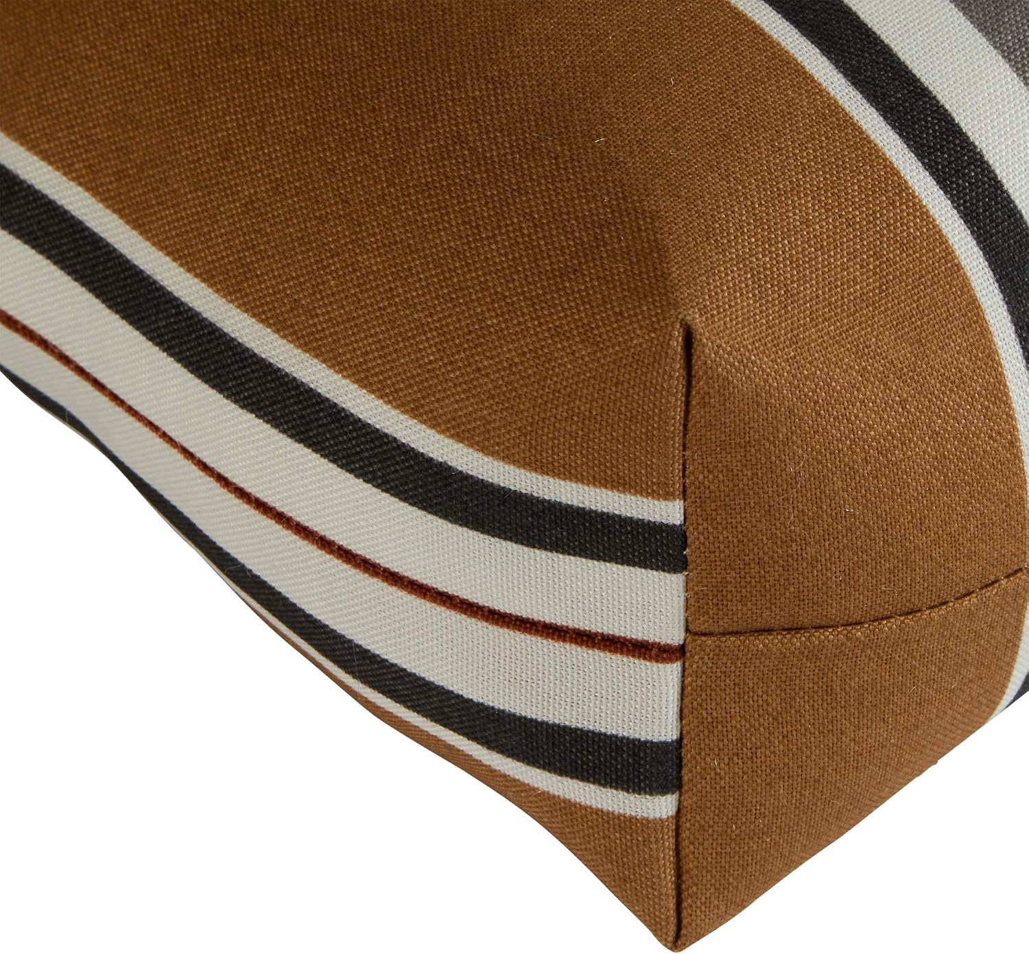 Greendale Home Fashions Outdoor 42x21-inch Seat/Back Chair Cushion (Set of 2), Espresso Stripe