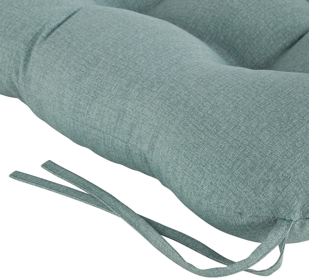 Greendale Home Fashions Outdoor 42x21-inch Seat/Back Chair Cushion (Set of 2), Seafoam