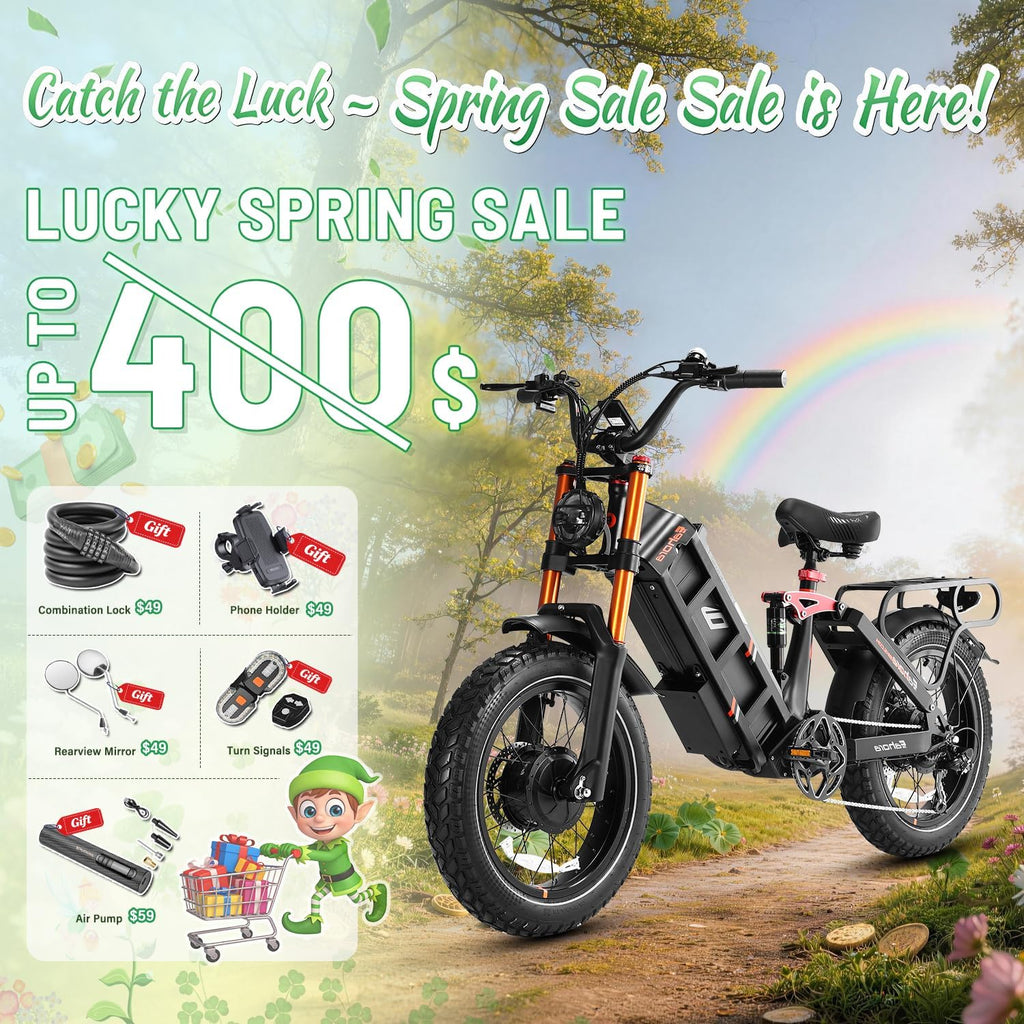 eAhora 2026Juliet Pro 2 Dual Motor 5400W Electric Bike for Adult, 60V 70Ah 220+Miles Long Range, 43 Mph Ebike, 20' Fat Tire Full Suspension Mountain for Urban Commutes, Delivery for Light Off-Road,APP