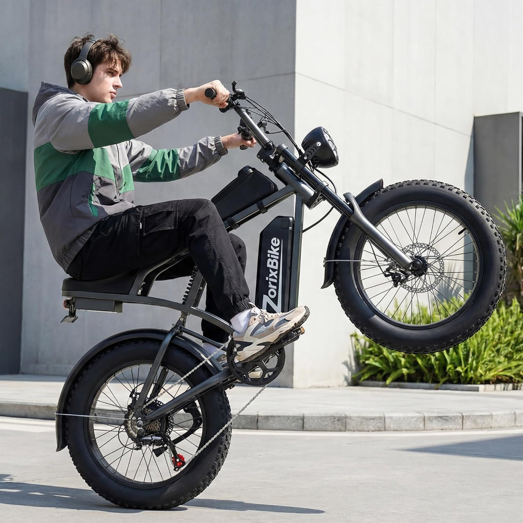 Electric Bike for Adults,48V 20AH - Peak Power 1500/3000W Brushless Motor Electric Bicycle - Max Speed 31-35MPH - Max 80 Miles Range - 20' x 4.0' Fat Tire Dirt E-Bike,7-Speed