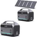 Portable Power Station 600W Surge, 288Wh (90,000mAh) LiFeP04 Battery, Solar Generator with 350W AC Outlets