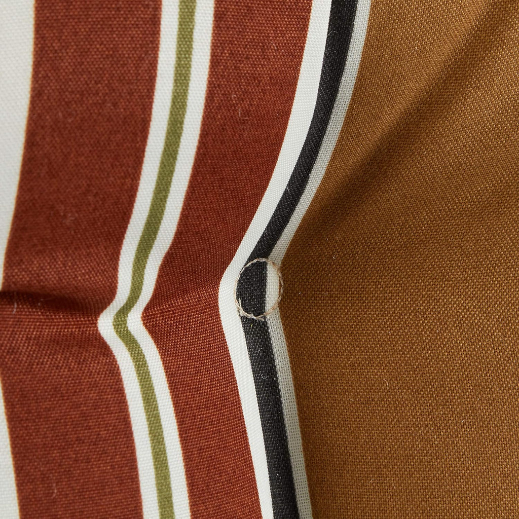 Greendale Home Fashions Outdoor 42x21-inch Seat/Back Chair Cushion (Set of 2), Espresso Stripe