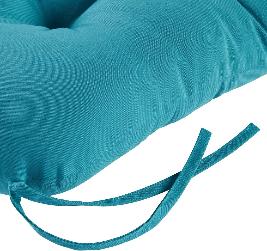 Greendale Home Fashions Outdoor 42x21-inch Seat/Back Chair Cushion (Set of 2), Arctic