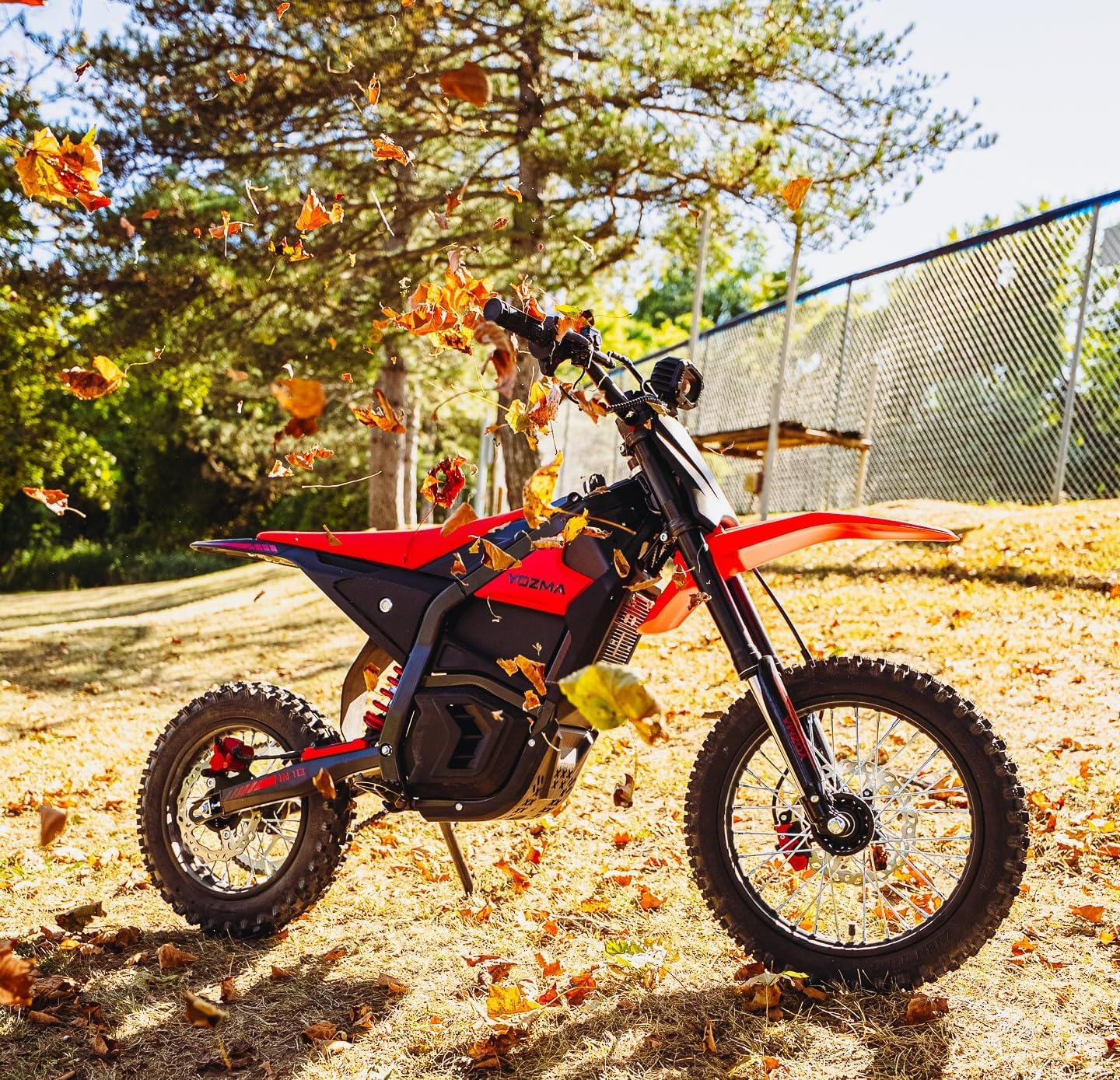 Yozma IN10 Electric Dirt Bike, 2600W 40MPH Electric-Motorcycle with 48V/23AH Battery Ebike, Full Hydraulic Brakes and Suspensions Mountain Off-Road E Dirt Bike, for Teens & Adults