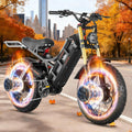 eAhora 2025 Romeo Ultra/Romeo 2 Peak 3000W/2500W 42/40 Mph Electric Bike for Adults 60V 70Ah/52V 60Ah 100-200Miles Long Range Ebike 26' Fat Tire Full Suspension Electric Bicycle