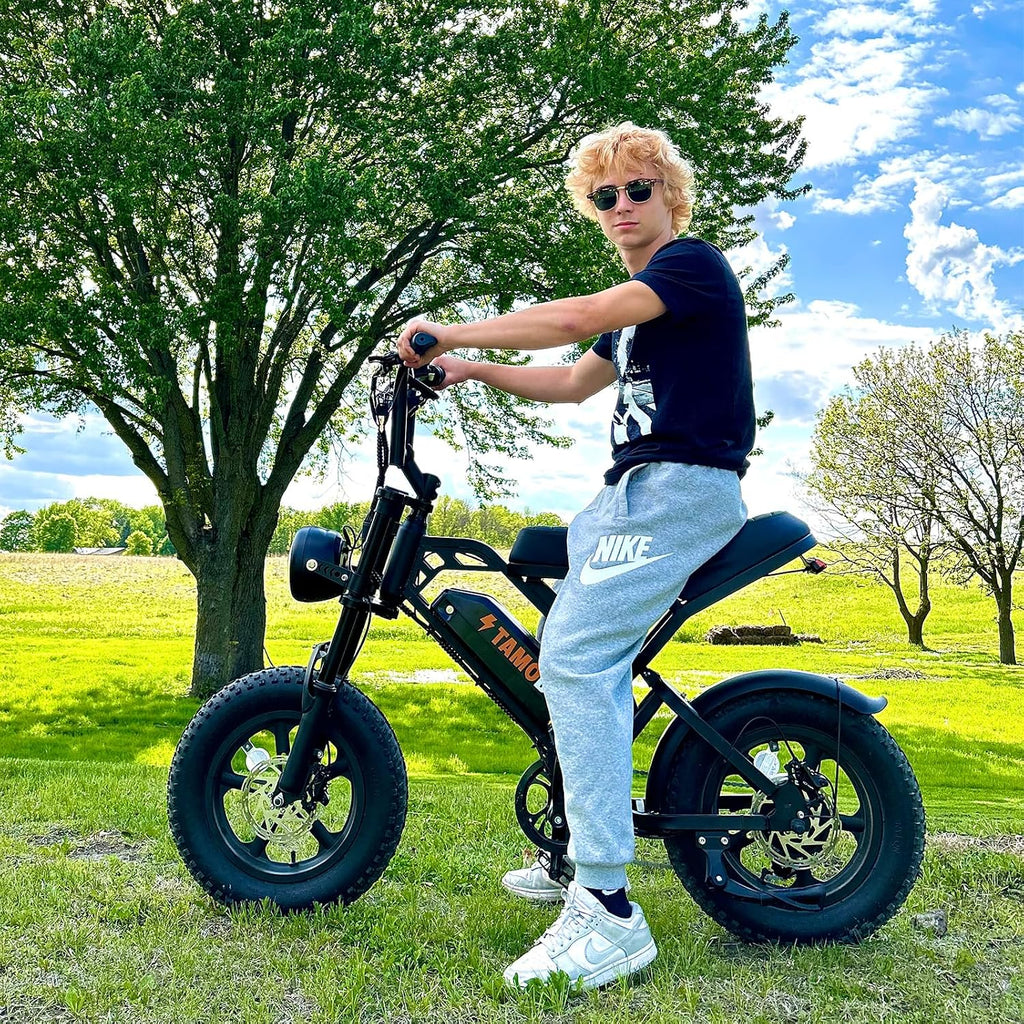Tamobyke T16 Electric Bike for Teens & Childs, 1000W Motor 48V15.6Ah Removable Battery, 30MPH Off-Road Electric Bicycle,16'Fat Tire Ebike for Kids, 7-Speed,Dual Hydraulic Brakes, Fits Riders 5'0'-5'7'