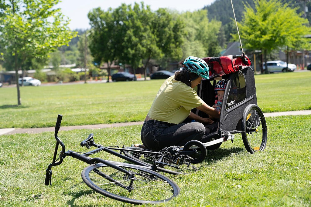 Burley Honey Bee, 2 Seat Kids Bike Trailer & Stroller