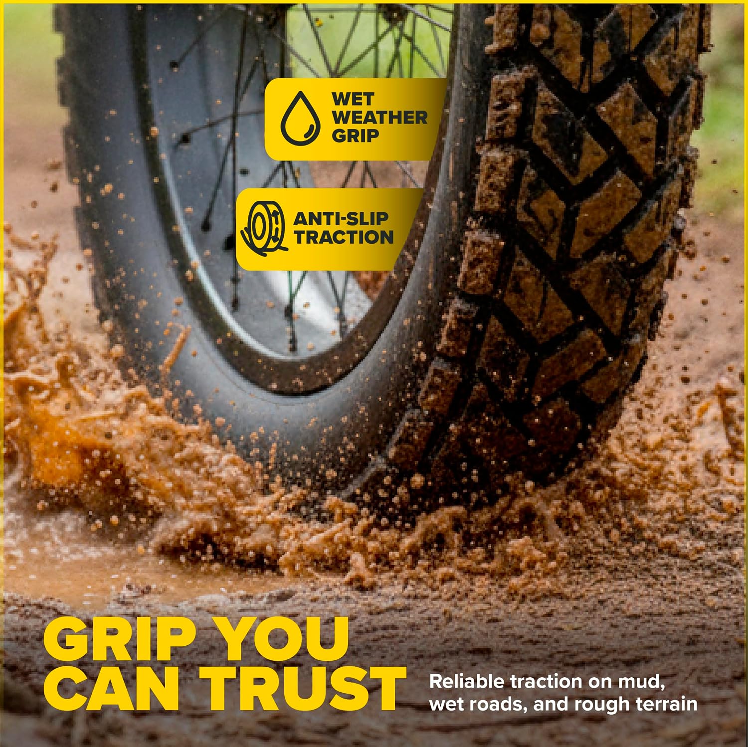 ULTRAVERSE 16x4.0 E-Bike Fat Tire - Robust, High-Performance 16inch Fat Tyre for MTB and Ebikes, Durable All-Terrain Directional Tread, Superior Density for Street & Trail Adventures-2 Units