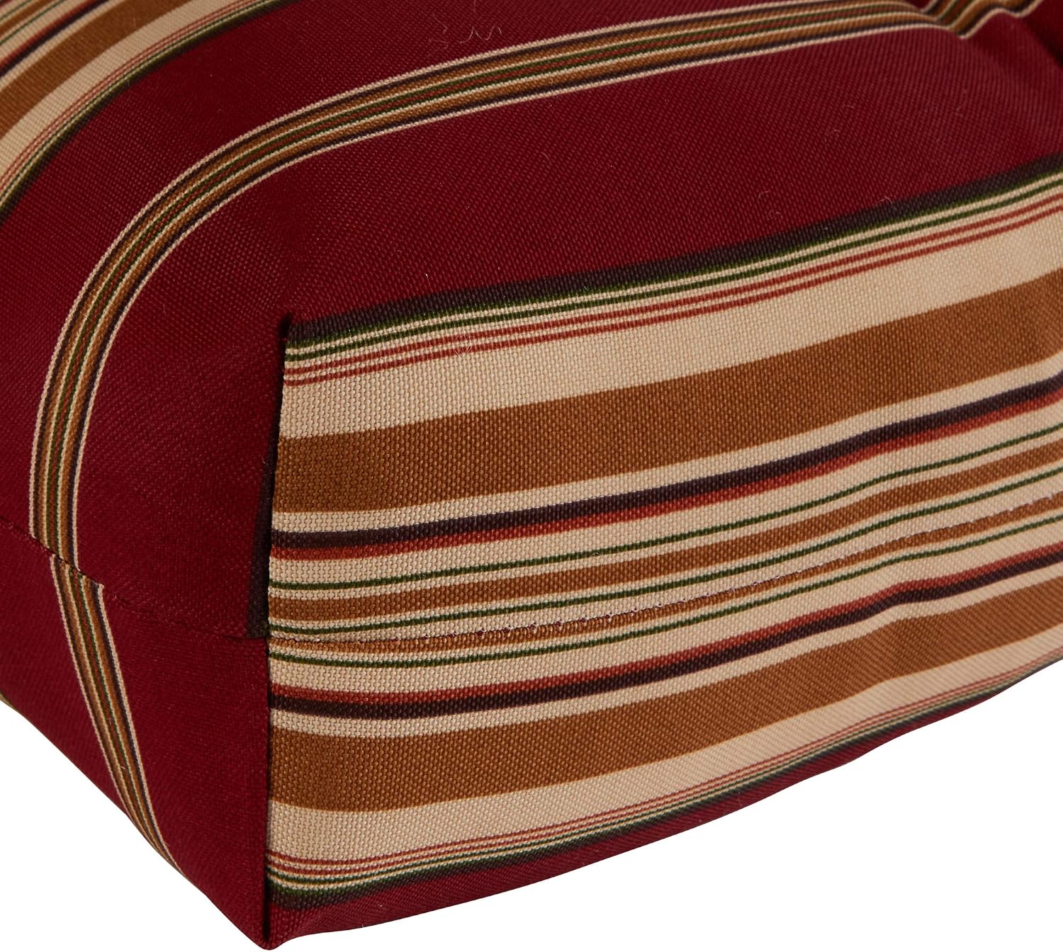 Greendale Home Fashions Outdoor 42x21-inch Seat/Back Chair Cushion (Set of 2), Tuscan Stripe