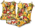 Greendale Home Fashions Outdoor 42x21-inch Seat/Back Chair Cushion (Set of 2), Aloha