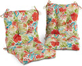 Greendale Home Fashions Outdoor 42x21-inch Seat/Back Chair Cushion (Set of 2), Garden Floral